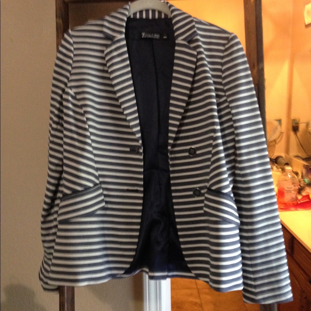 Striped blazer