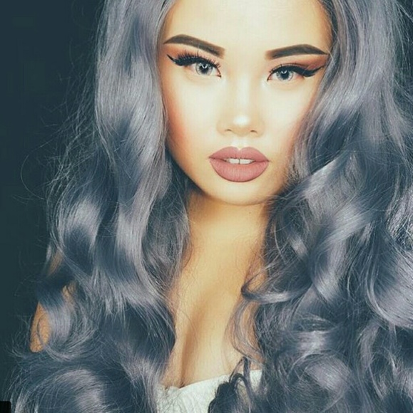 New powderroomd synthetic front lace wig main image 4