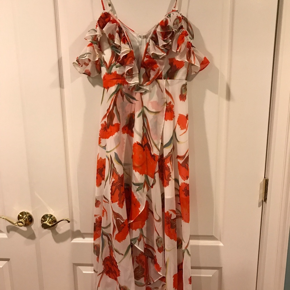 Floral print dress