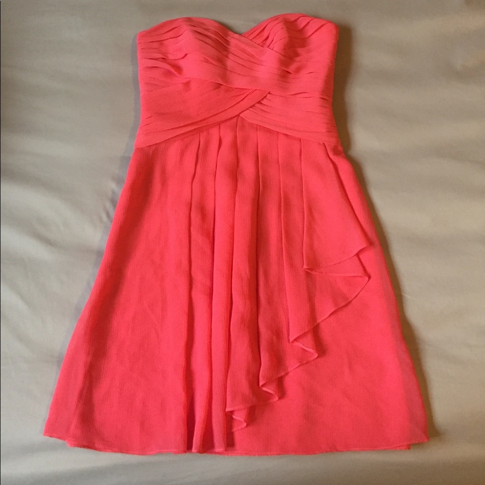 David's Bridal Coral Dress!
