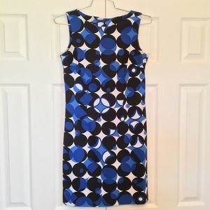 AB Studio Geometric Cicle print dress