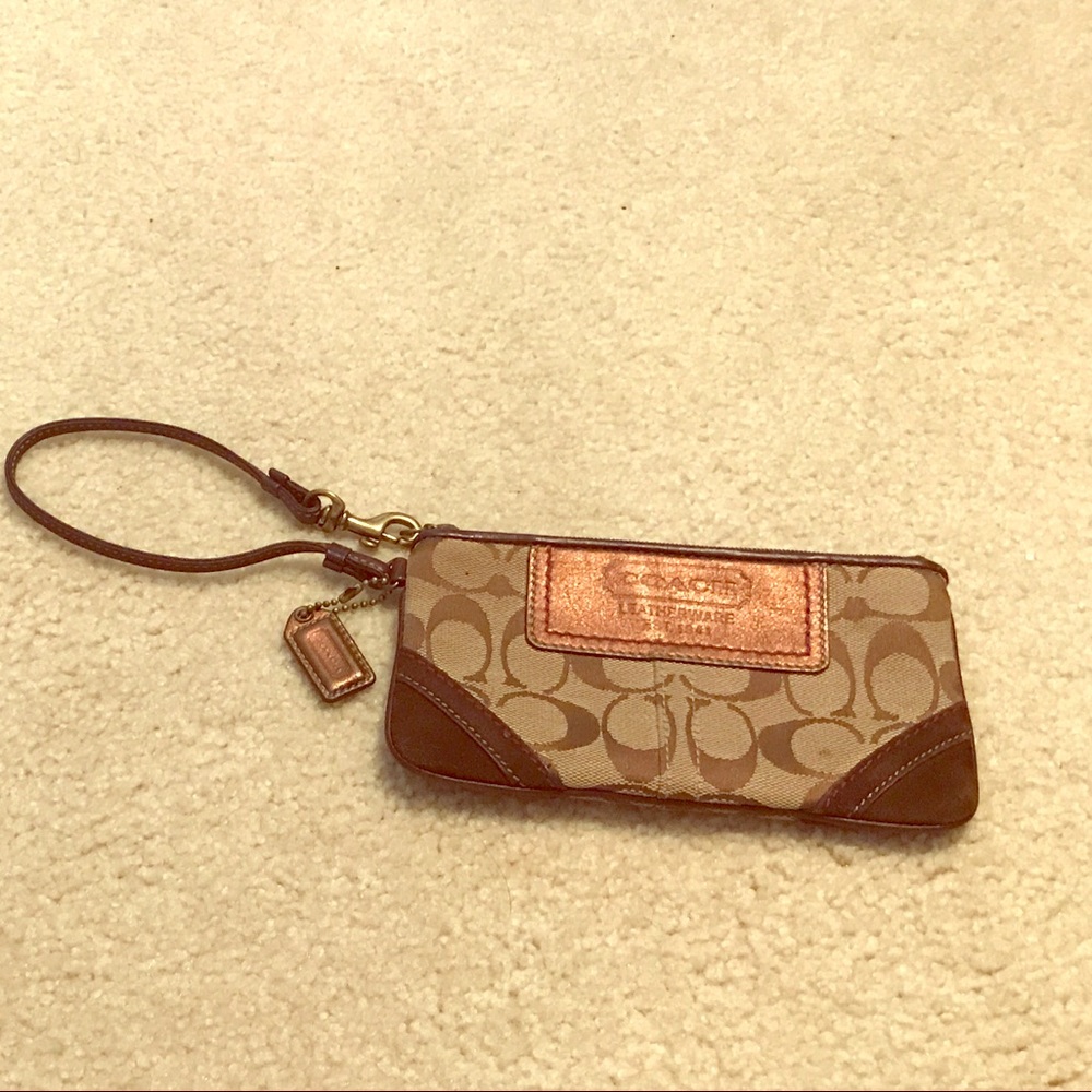 Brown Wristlet