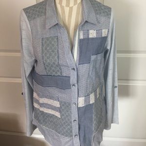 One September Patch Chambray Buttondown One September Patch Chambray Buttondown