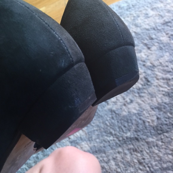 FS/NY Green Silver Cap Toe Heels Flats Shoes - Picture 5 of 8