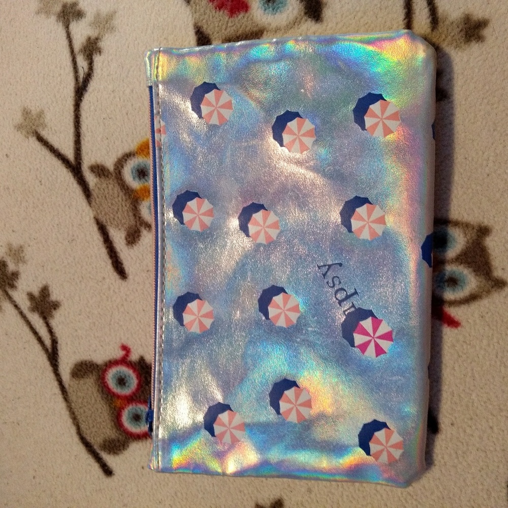 3/$10 Holographic *Ipsy* Cosmetic Bag