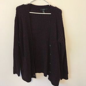 Forever 21 purple Cardigan Forever 21 purple Cardigan