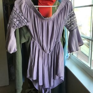 Off the shoulder romper