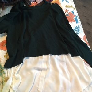 Forest green women's apt 9 sweater Forest green women's apt 9 sweater