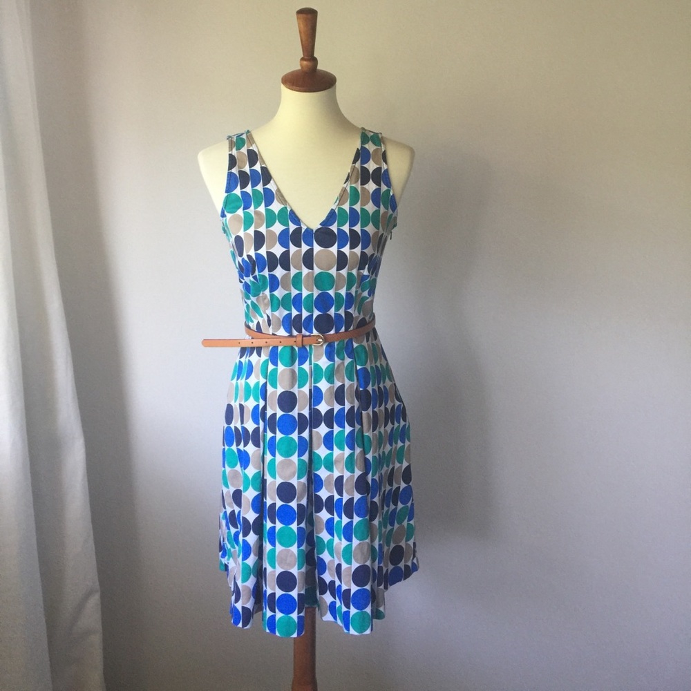 Patterned A-line dress