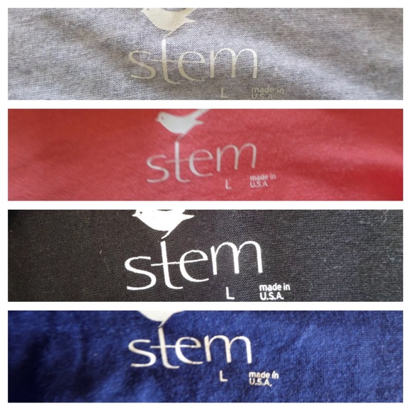 STEM Modal Hi-Lo Skirts: Gray, Black, Blue Coral L - Picture 8 of 8