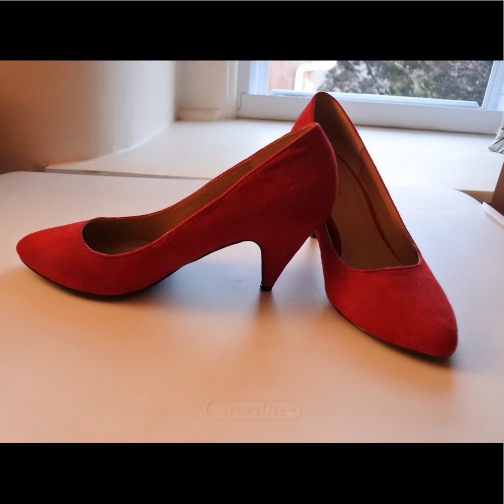 Red Kitten Heels From ModCloth
