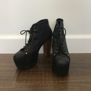 Jeffrey Campbell Lita platform bootie heels