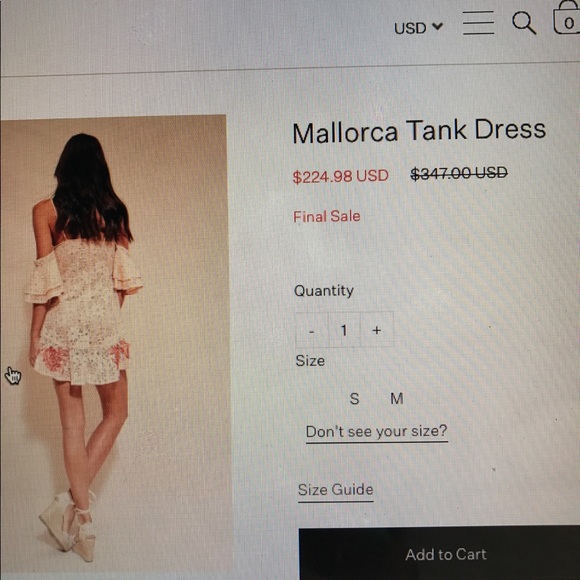 For Love And Lemons Dresses & Skirts - For Love & Lemons Mallorca Tank Dress size small