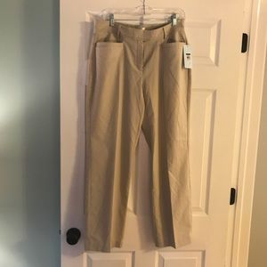 NWT Lady Hogan Khaki Golf Pant - SZ 8