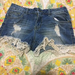 Jean shorts
