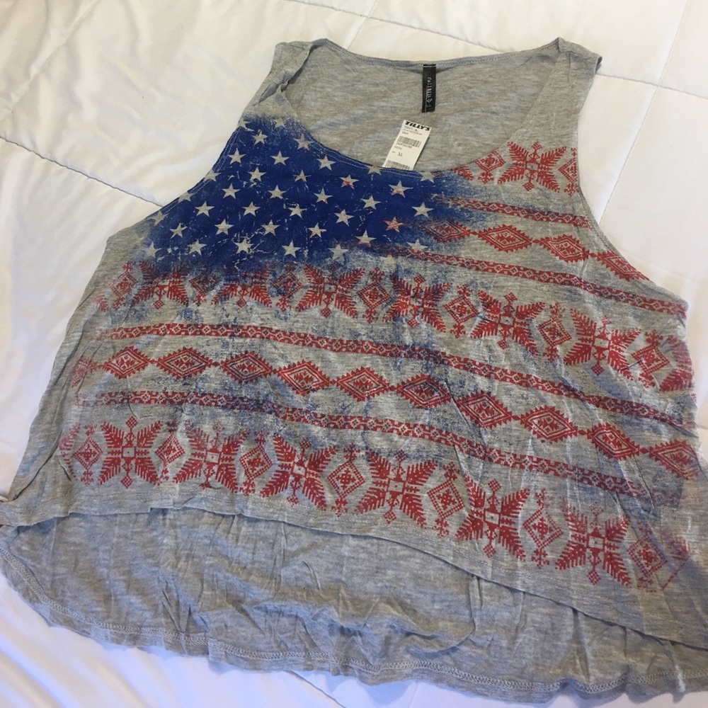 Red White and Blue Tank