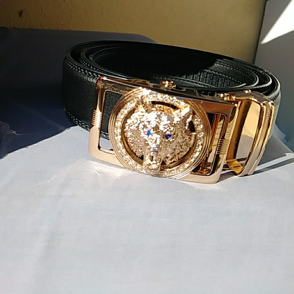 Leather belt