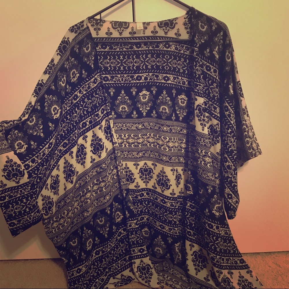 Black and white kimono!