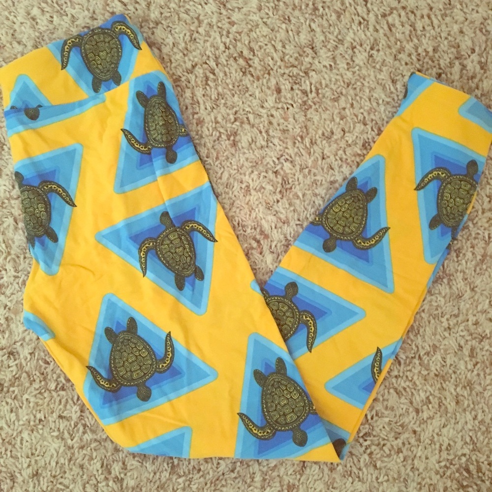 Vintage Lularoe Sea Turtle OS Leggings
