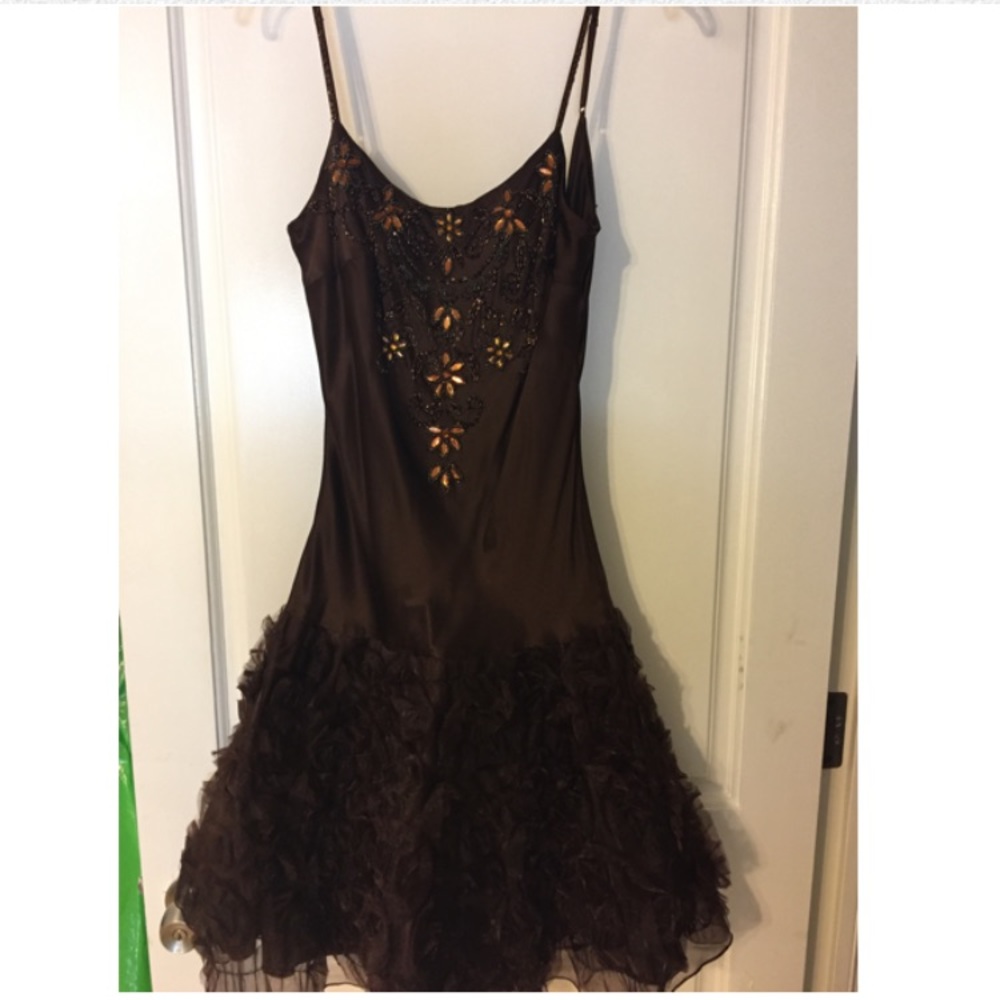 Absolutely stunning Brown sequence dress