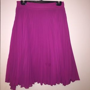 Limited Pink Pleated Skirt