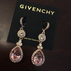 GIVENCHY ROSE GOLD DROP EARRINGS