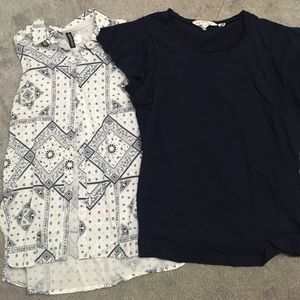 Two H&M tops size 4. $5 for both