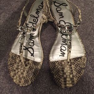 Sam Edelman Dawn snakeskin sandal
