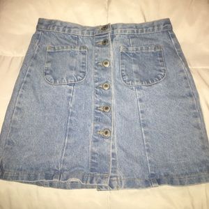 Brandy Melville jean skirt