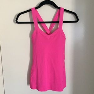 lululemon hot pink tank