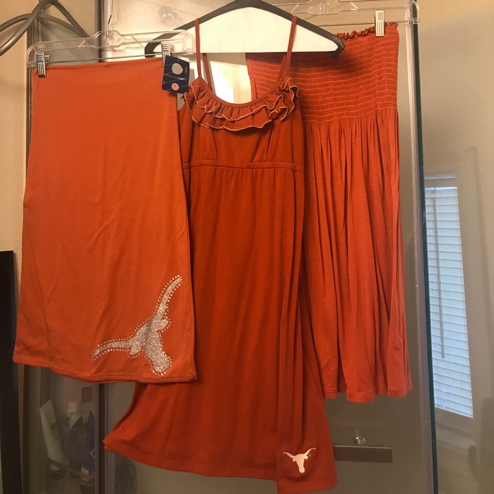 Bundle of 3 UT Texas Longhorn dresses