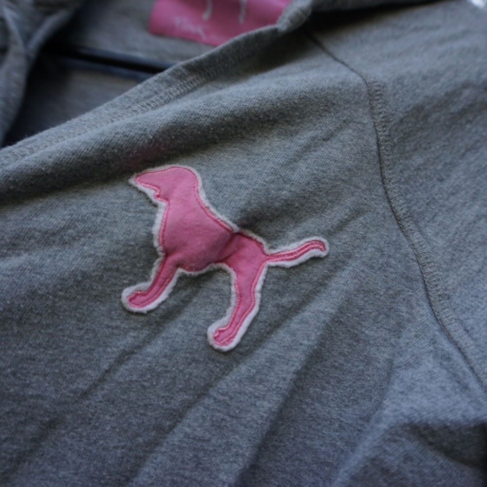 VS Pink Cotton Mini Robe