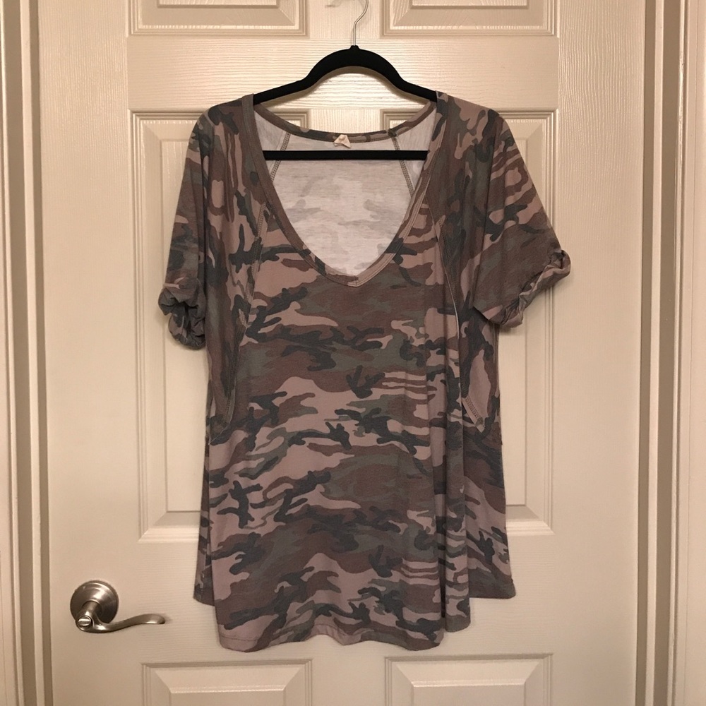 Oversized Camo T