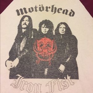 Amazing True Vintage Motörhead Baseball Tee Amazing True Vintage Motörhead Baseball Tee