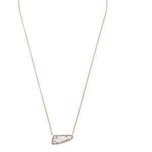 Kendra Scott Etta Necklace In Gray Granite