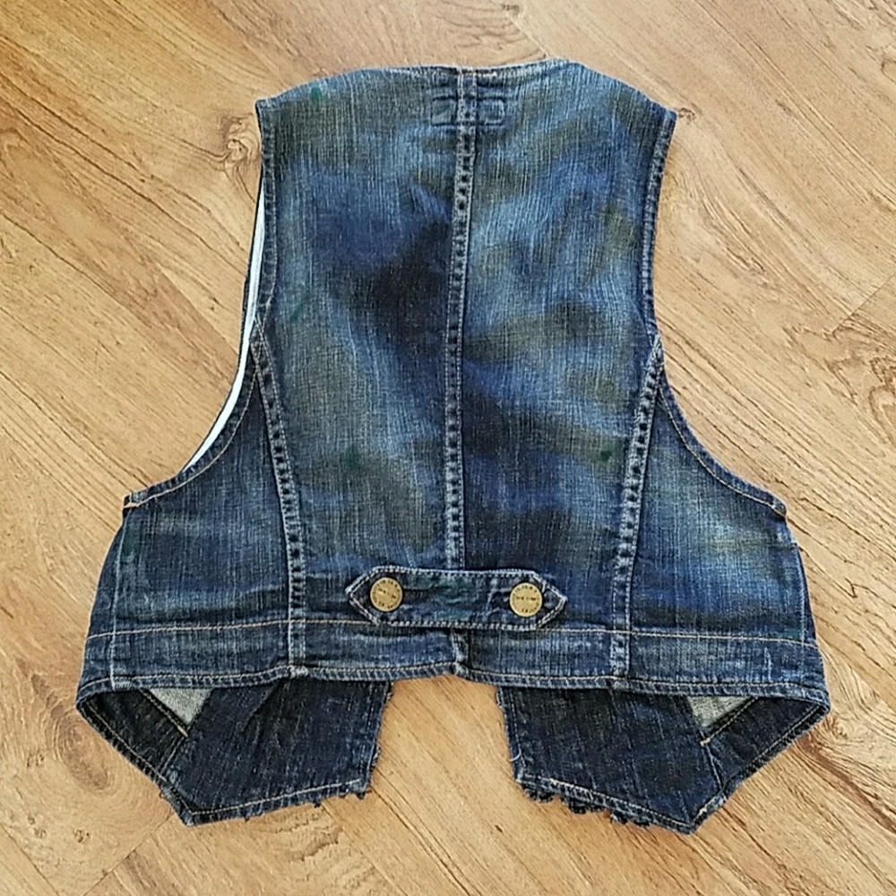 Current/ Elliot The Ruffle Vest / Inky - Picture 4 of 7
