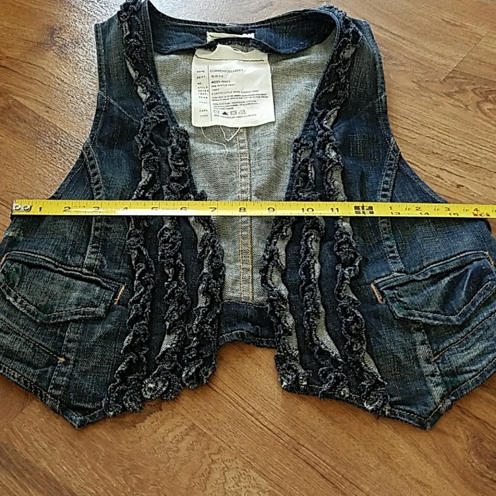 Current/ Elliot The Ruffle Vest / Inky - Picture 7 of 7