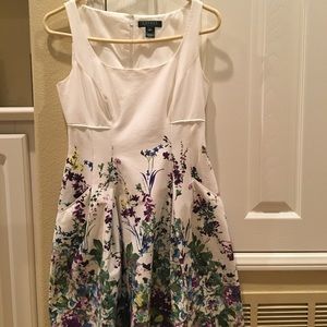 Ralph Lauren flare Floral dress