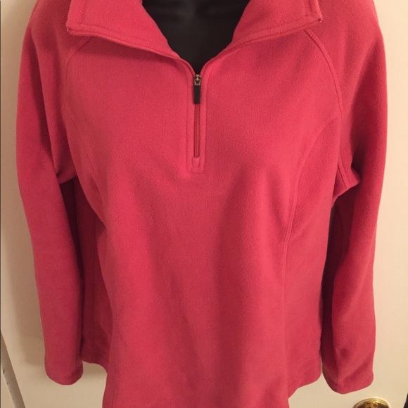 Hold - Lands' End Pink Fleece Pull-Over - NWOT - Picture 3 of 4