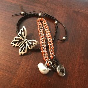 Fossil Bracelets-Bundle of 2 Fossil Bracelets-Bundle of 2