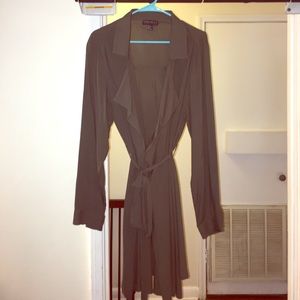 Forever 21 Olive Green wrap duster