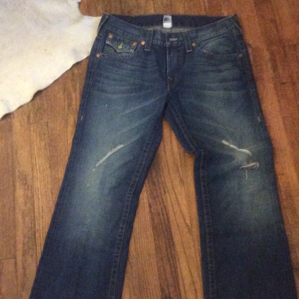 Men's True religion distressed jeans