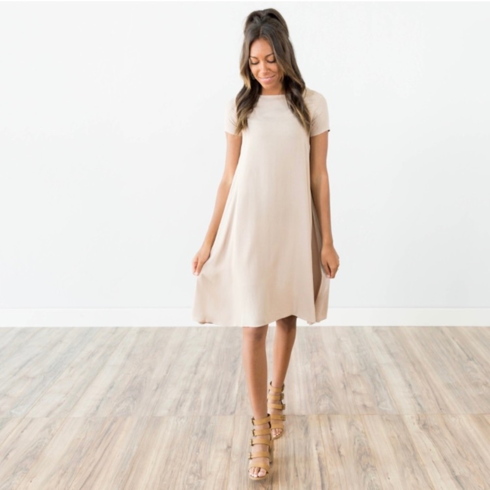 Claire Dress in mocha