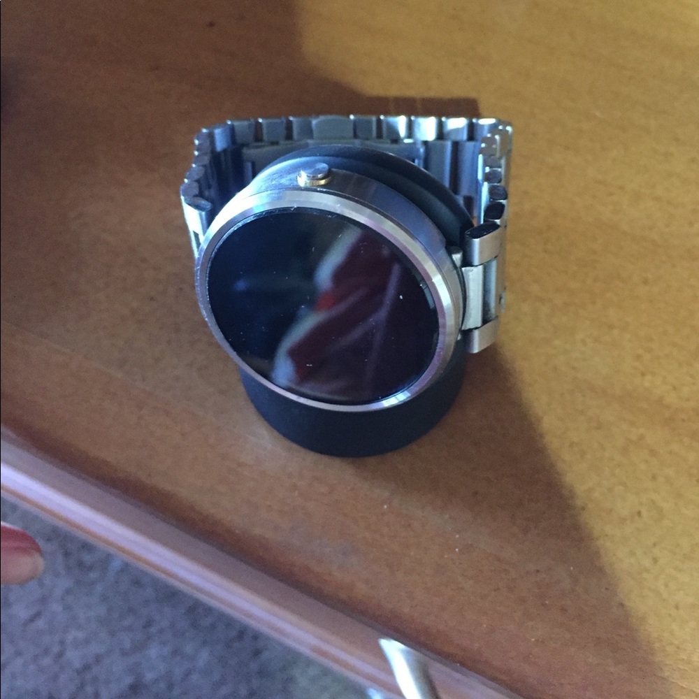 Android Samsung Motorola Moto 360 stainless steel