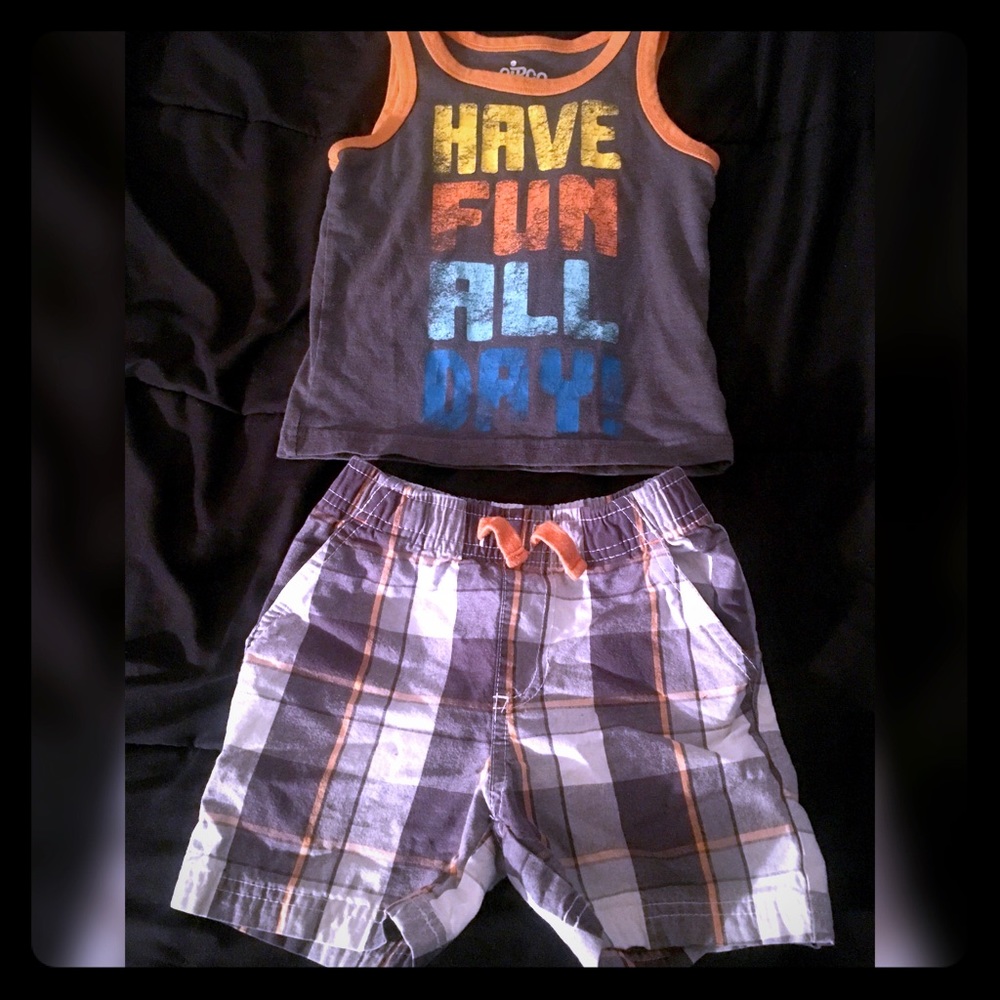 Boys Toddler Matching Tank and Shorts (2T)
