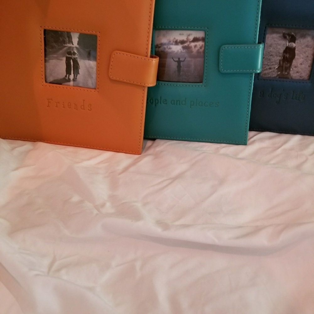 REDUCED Set of 3 brag books. Leather NORDSTROM