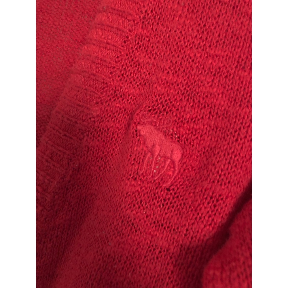 A&F Red Button Up Cardigan ❤️ - Picture 5 of 5
