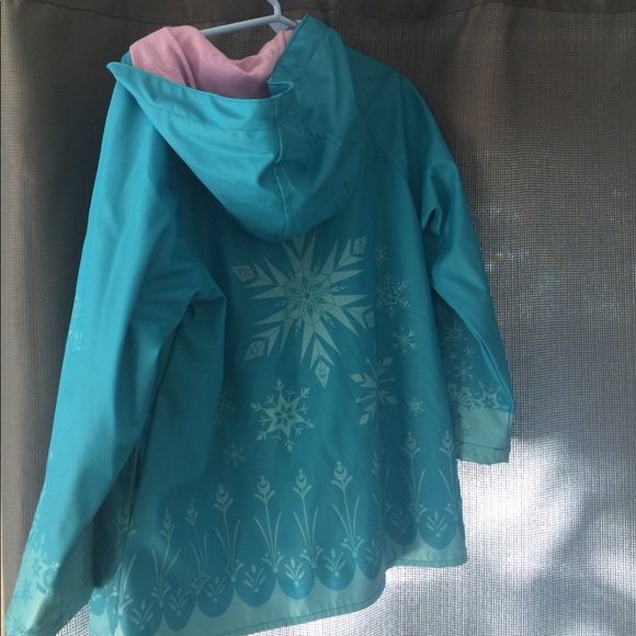 Western Chief Girls Frozen Raincoat, Blue, size 5 - Picture 2 of 7