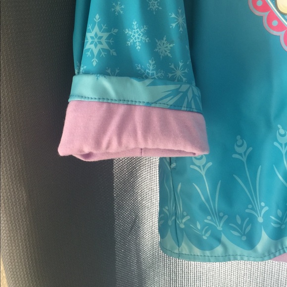 Western Chief Girls Frozen Raincoat, Blue, size 5 - Picture 5 of 7