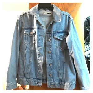 Oversized denim jacket